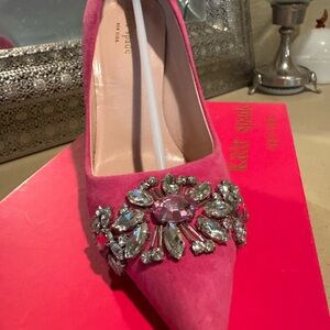 Kate Spade New York Larsa Crystal Pointed-Toe Pumps – Size 8